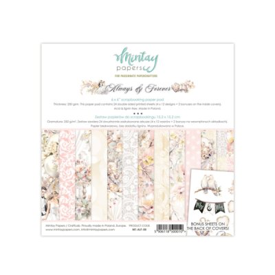 Mintay Papers 6x6 Paper Pad - Always & Forever 