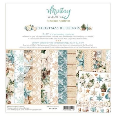 Mintay Papers 12x12 Paper Set - Christmas Blessings