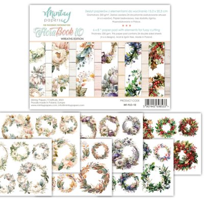 Mintay Papers 6x8 Cutting Book - Flora Book 10