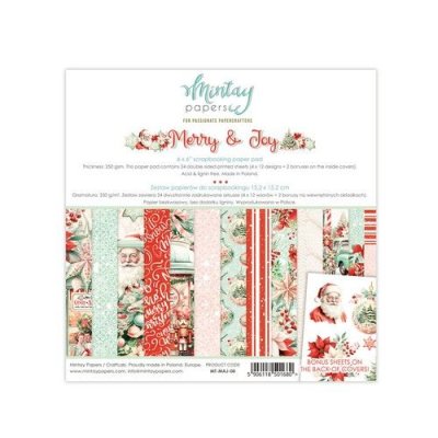Mintay Papers set 6x6 - Merry & Joy