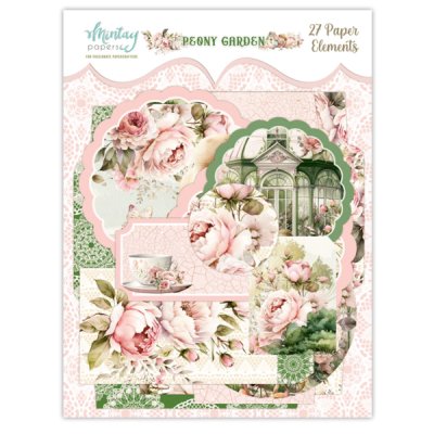 Mintay Papers Paper Elements - Peony Garden