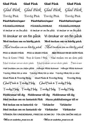 Rozzans Textark - Påsk & Vår