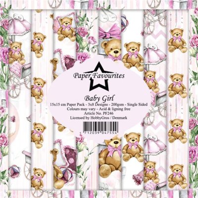 Paper Favourites 6x6 Paper Pack - Baby Girl