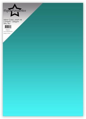  Paper Favourites Mirror Card Mat - Silky Sky