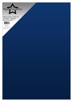  Paper Favourites Mirror Card Mat - Blue Obsidian