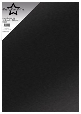Paper Favourites Pearl paper - Black