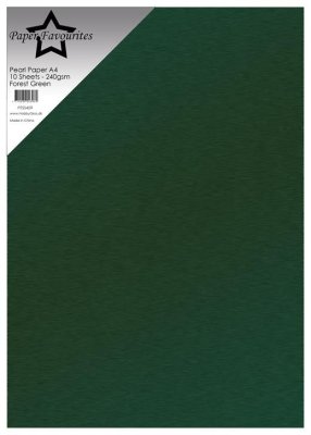 Paper Favourites Pearl paper - Forest Green