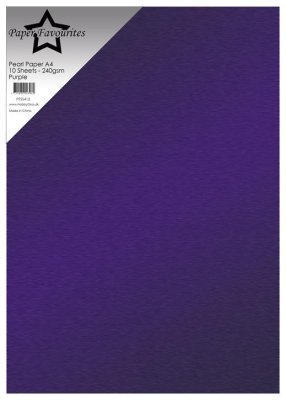 Paper Favourites Pearl paper - Purple