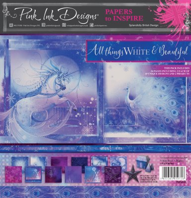 Pink Ink Designs Paper Pack 8x8x - All Things White & Beautiful 
