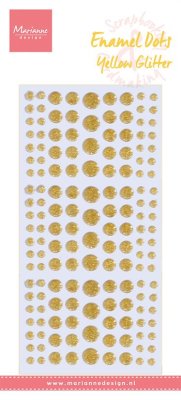 Marianne Design Enamel Dots - Yellow Glitter