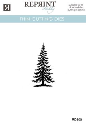 Reprint Dies - Cozy Christmas Liten Gran