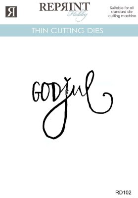 Reprint Dies - Cozy Christmas God Jul 