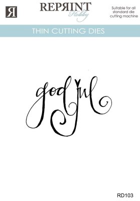 Reprint Dies - Cozy Christmas God Jul 