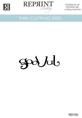 Reprint Dies - Cozy Christmas God Jul