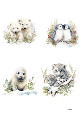 Klippark Vinterdjur 2