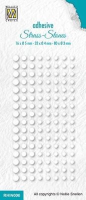 Nellies Choice Rhinestones - White