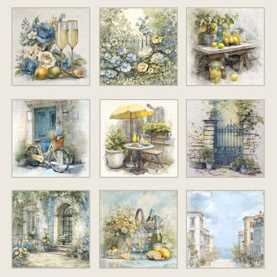 Reprint 12x12 Papper - Summer Meadow 