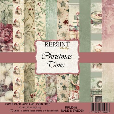 Reprint 8x8 Paperpack - Christmas Time