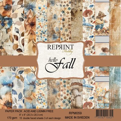 Reprint 8x8 Paperpack - Hello Fall