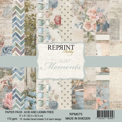 Reprint 8x8 Paper Pack - Quiet Moments Collection