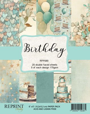 Reprint 6x6 Paperpack - Birthday