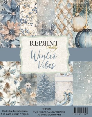 Reprint 6x6 Paper Pack - Winter Vibes