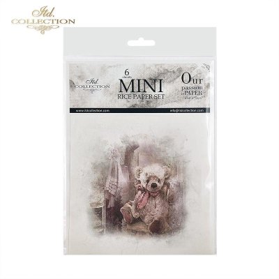 Itd Collection Rice decoupage paper- 6 stycken bilder