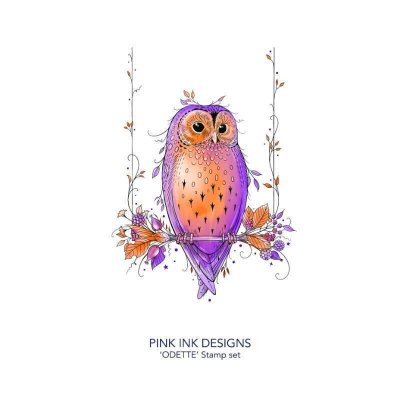 Pink Ink Designs Clear Stamps - Odette Owl A5