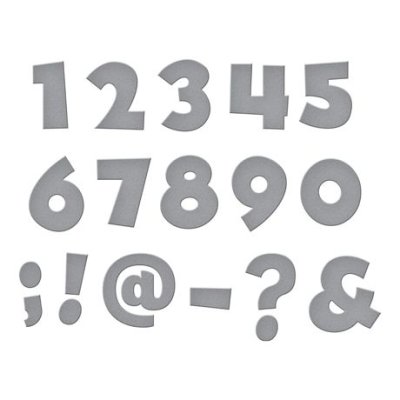 Spellbinders Dies - Classic Mouse Numbers & Punctuation