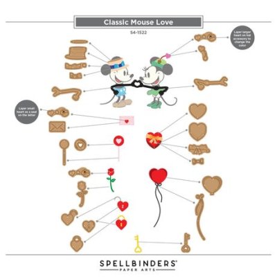 Spellbinders Dies - Classic Mouse Love