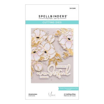 Spellbinders Etched Dies - Anemone Blooms