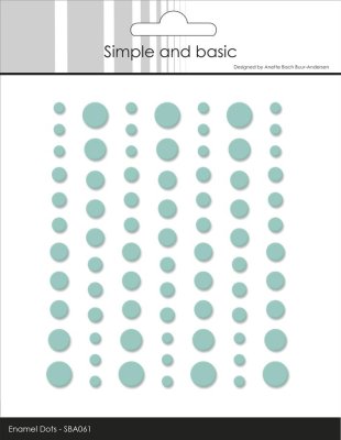 Simple and Basic Matte Enamel Dots - Mint