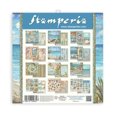 Stamperia Paper pack 12x12 - Blue Dream