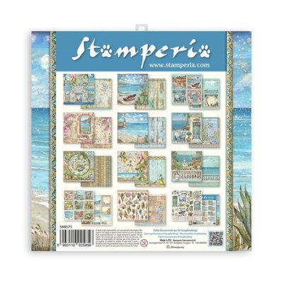 Stamperia Paper pack 8x8 - Blue Dream