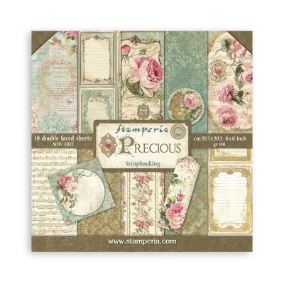 Stamperia 8x8 Paper Pack - Precious