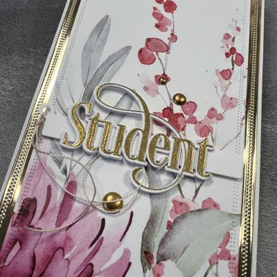 Simple and basic Clearstamp - Text Student
