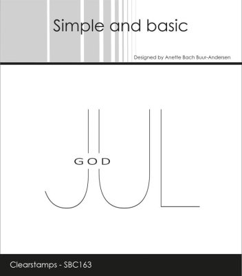 Simple and Basic Stamps - God Jul