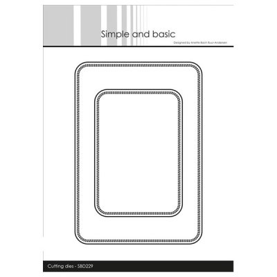 Simple and Basic Die - Pierced Rectangles