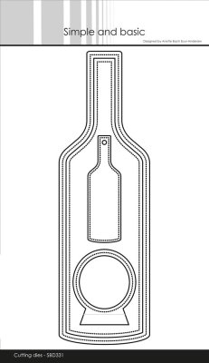 Simple and Basic Dies - Wine Bottle Tag
