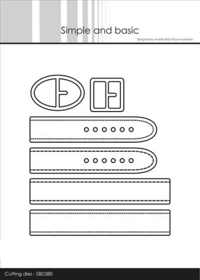 Simple and Basic Dies - Belt and Bucklet