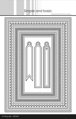 Simple and Basic Die - A5 Card Frames