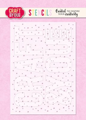 Craft & You Stencil - Dots