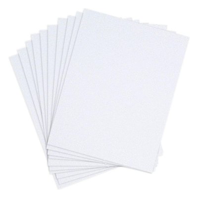 Spellbinders White Glitter Foam Sheets 10/Pkg 