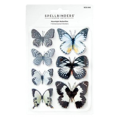 Spellbinders Butterflies Stickers - Moonlight