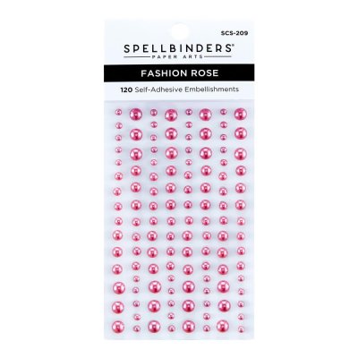 Spellbinders Fashion Essentials Pearl Dots - Rose