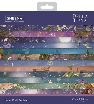 Crafters Companion 6x6 Paper Pad - Bella Luna