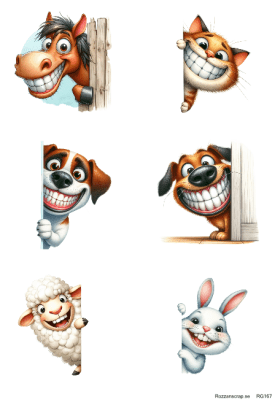 Klippark A4 Tittut Tama Djur