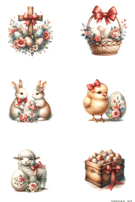 Klippark A4 Sköna Påsk