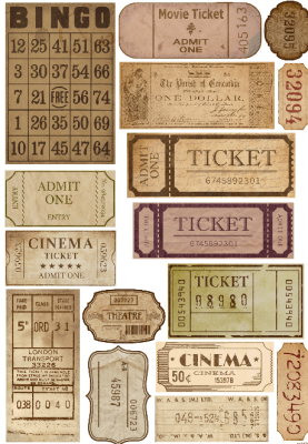 Klippark A4 Biljetter