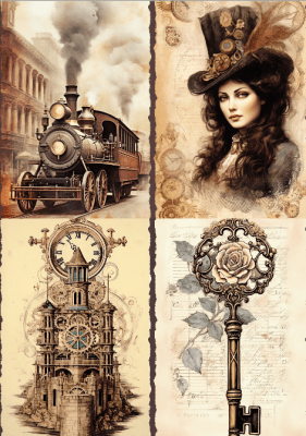 Klippark A4 Steampunk 3